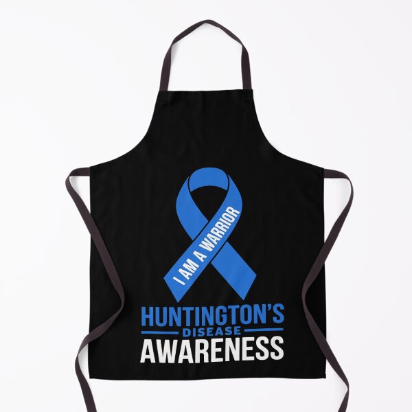 Item preview, Huntington's Disease Awareness Warrior Blue Ribbon Support designed and sold by BlassmausArt.