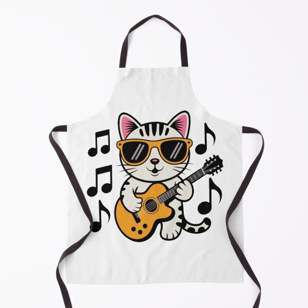 Item preview, Cat Musician Design designed and sold by QuiteOrbit.