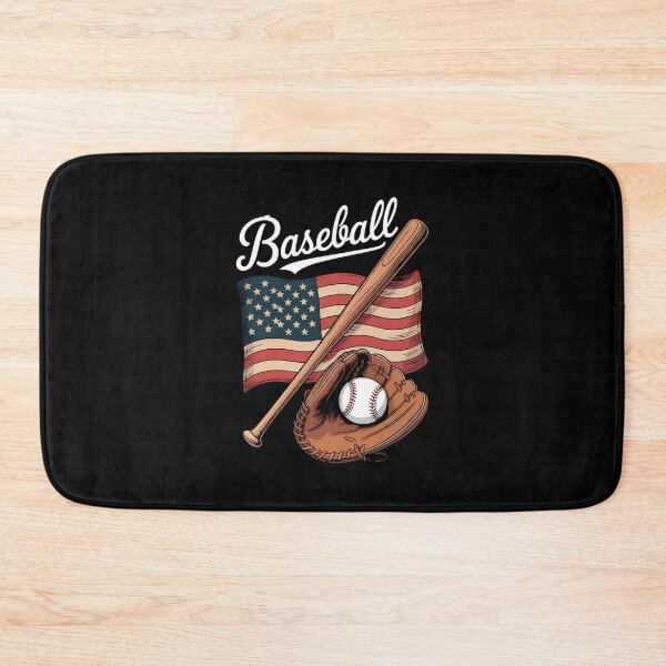Item preview, American Flag Baseball Player Catcher Pitcher USA designed and sold by Botagazghlat.
