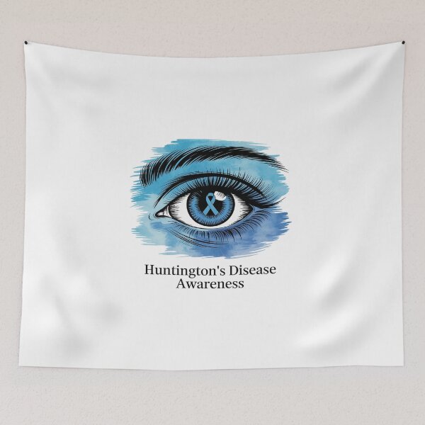 Item preview, Huntington's Disease Awareness Shirt Blue Eye Ribbon designed and sold by BlassmausArt.