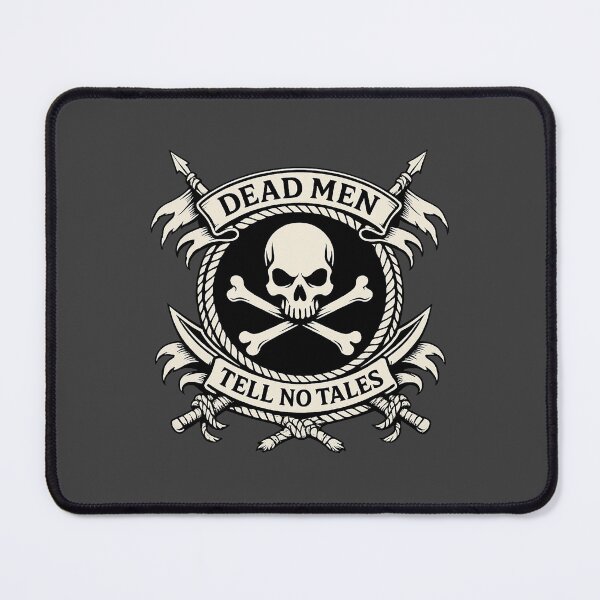 Item preview, Dead Men Tell No Tales — Pirate Skull Emblem designed and sold by DreamMachine69.