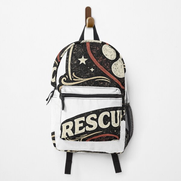 Item preview, Rescue Dogs Save Lives Vintage Retro Paw Design designed and sold by DailyTrendFinds.