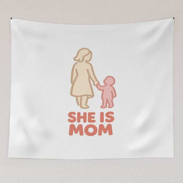 Item preview, She Is Mom designed and sold by LuveraxArt.