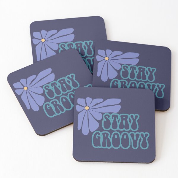 Item preview, Stay Groovy - Blue Hues designed and sold by Vanessa Priest.