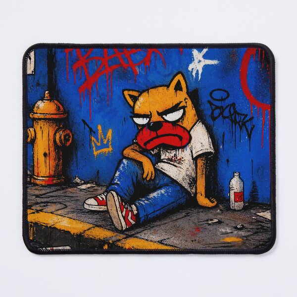 Item preview, Angry Street Cat Graffiti Urban designed and sold by Modaozushi216.