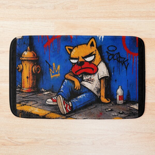 Item preview, Angry Street Cat Graffiti Urban designed and sold by Modaozushi216.
