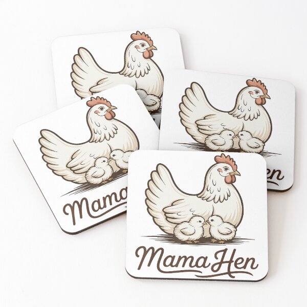 Item preview, Mama Hen Chicken Mom Vintage Farm designed and sold by zamiokaline.