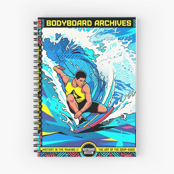 Item preview, Bodyboard Archives - Retro Drop-Knee Culture Art designed and sold by Bizu digitalart..