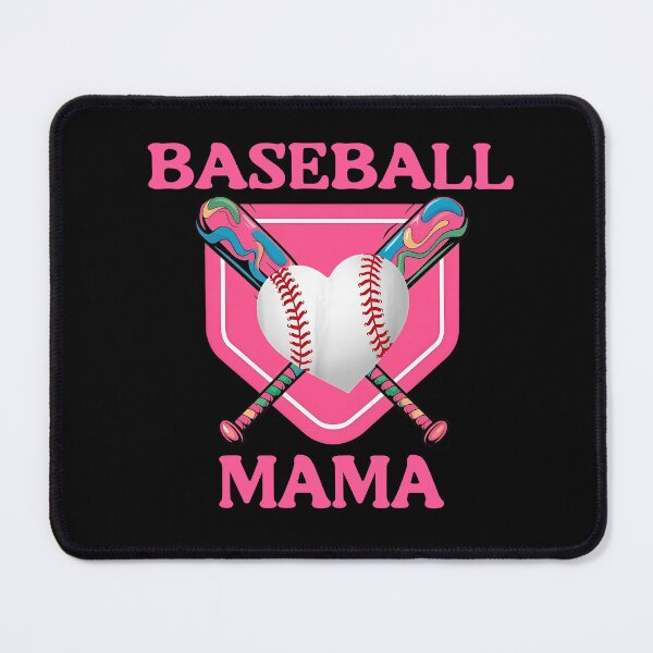 Item preview, Pink Baseball Mama Heart Bat Tee designed and sold by KIROSALS.