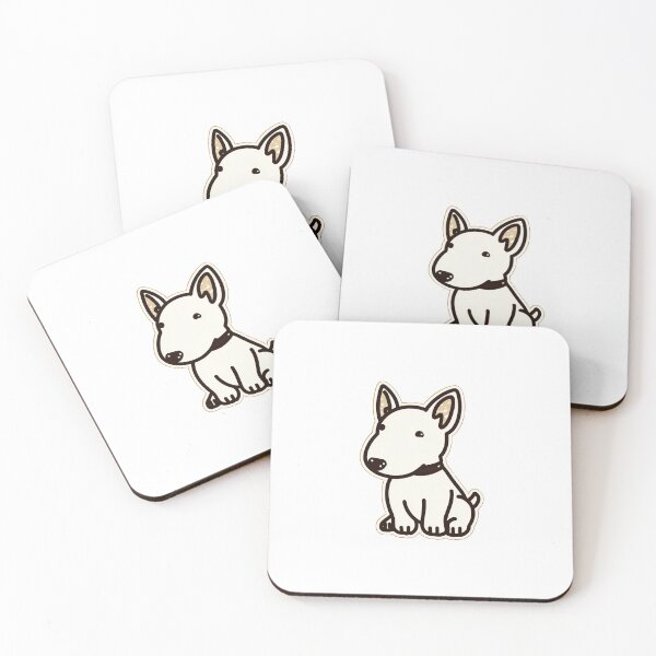 Item preview, Cute Bull terrier puppy dog designed and sold by MendaciousMina.