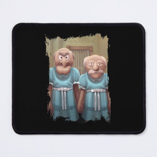 Item preview, Muppet Maniac Statler And Waldorf As The Grady Twins Meme designed and sold by DigitalArtQueen.