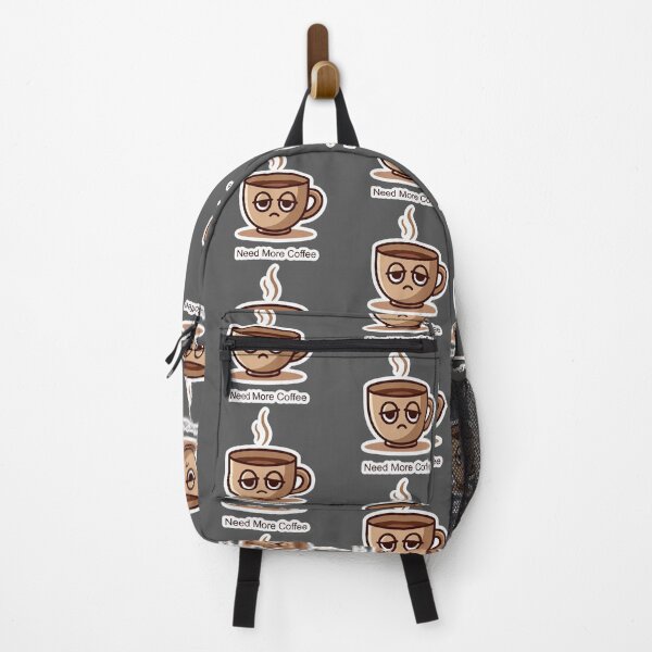 Item preview, Sleepy Coffee Cup Sticker – Need More Coffee designed and sold by Peppa Fig.