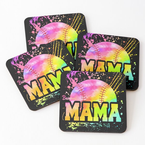 Artikelvorschau, Rainbow Splash Baseball Mama Shirt entworfen und verkauft von KIROSALS.