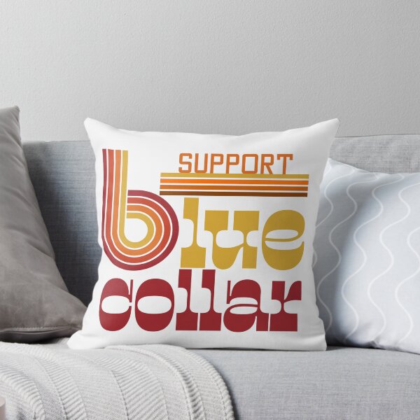 Item preview, RETRO SUPPORT BLUE COLLAR designed and sold by Fitterbb537.