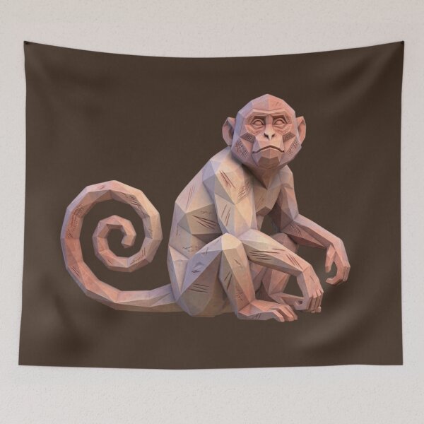 Item preview, Clay Monkey with Tribal Scars – Ancestral Aesthetic Mobile Phone Case for Adventurers designed and sold by bsbd-action.