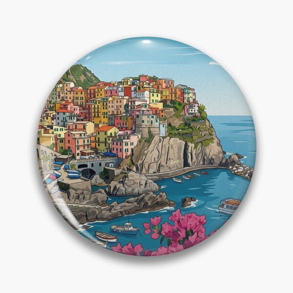 Item preview, Cinque Terre Coastal Area Italy Travel designed and sold by clarkfraser.
