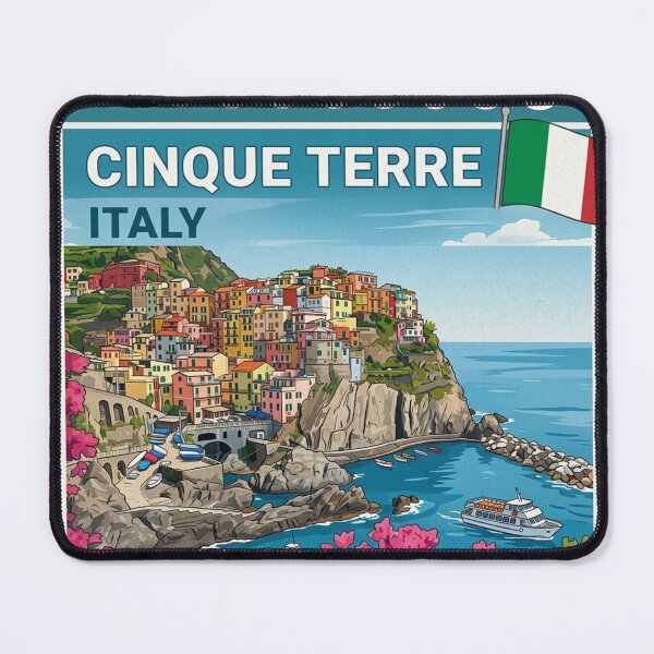 Item preview, Cinque Terre Coastal Area Italy Travel designed and sold by clarkfraser.