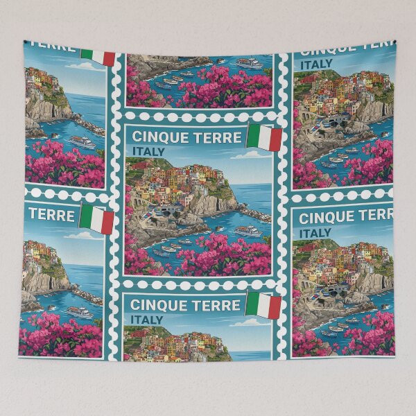 Item preview, Cinque Terre Coastal Area Italy Travel designed and sold by clarkfraser.