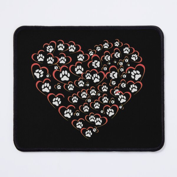 Item preview, Heart Made of Paw Prints Love Design designed and sold by Dmo3HarkoArt.