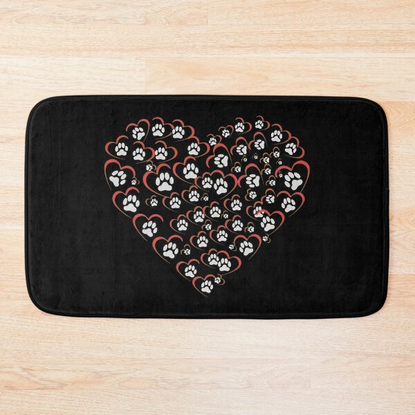 Item preview, Heart Made of Paw Prints Love Design designed and sold by Dmo3HarkoArt.
