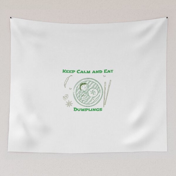 Item preview, Keep Calm And Eat Dumplings designed and sold by Kal-El-Tees.