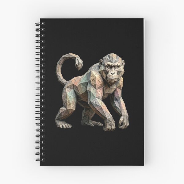 Item preview, Granite Gorilla in Motion – Polygonal Art Backpack for Fitness Enthusiasts designed and sold by bsbd-action.