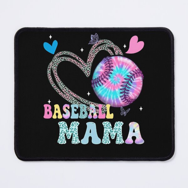Item preview, Tie Dye Leopard Baseball Mama Tee designed and sold by KIROSALS.