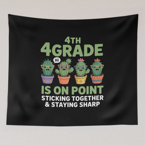 Item preview, 4th Grade Squad Cactus Plant Back To School Teacher Kids designed and sold by fferomananul.