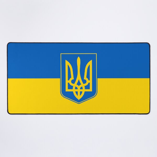 Item preview, Ukrainian Flag with Coat of Arms Insert  designed and sold by Bruiserstang.