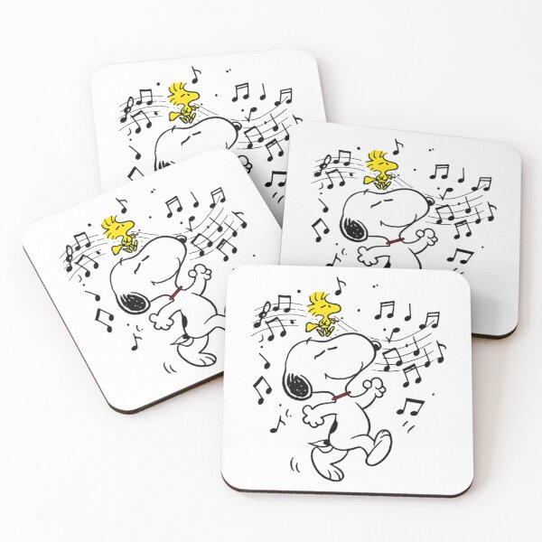 Item preview, Dancing Snoopy and Woodstock Music Vibes designed and sold by VincentMoore96.