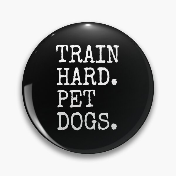 Item preview, Train Hard Pet Dogs Funny Gym Quote designed and sold by eliramaison.