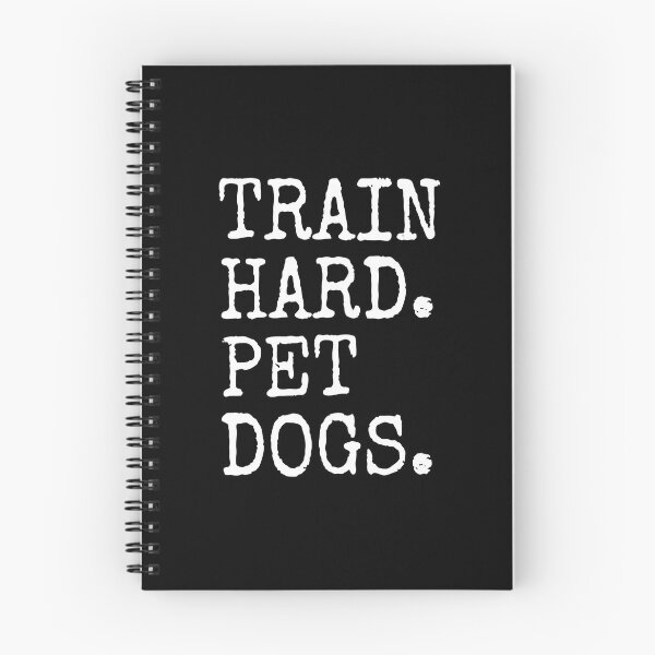 Item preview, Train Hard Pet Dogs Funny Gym Quote designed and sold by eliramaison.