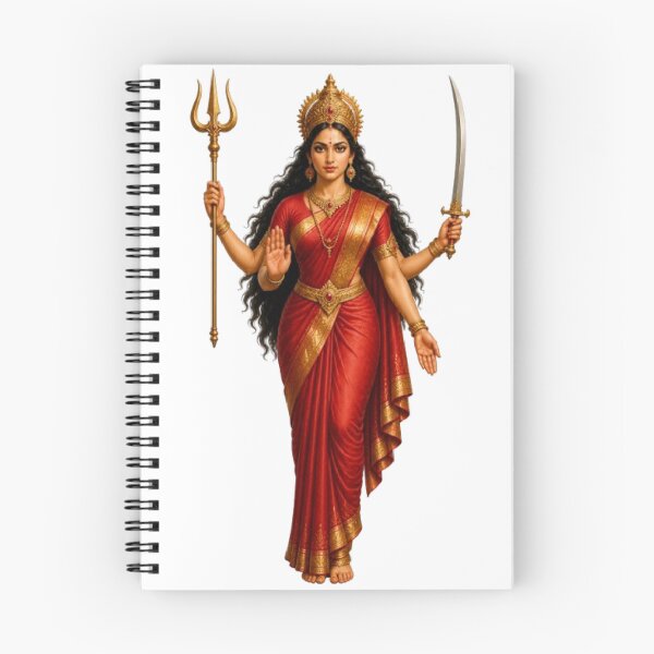 Item preview, Durga Hindu Goddess War Protection Strength Mythology Design designed and sold by The Dark Files.