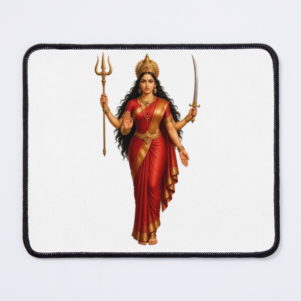 Item preview, Durga Hindu Goddess War Protection Strength Mythology Design designed and sold by The Dark Files.