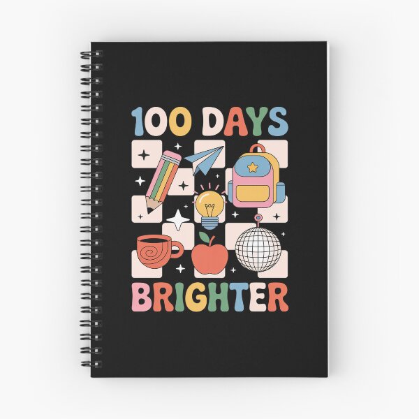 Item preview, 100 Days Brighter Checkered 100th Day of School Teacher Girl designed and sold by fferomananul.