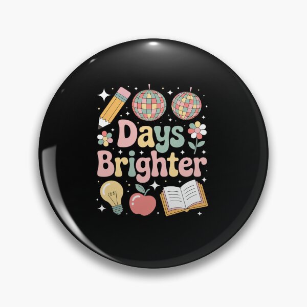 Item preview, 100 Days Brighter 100th Day Of School Teachers Girls Kids designed and sold by fferomananul.