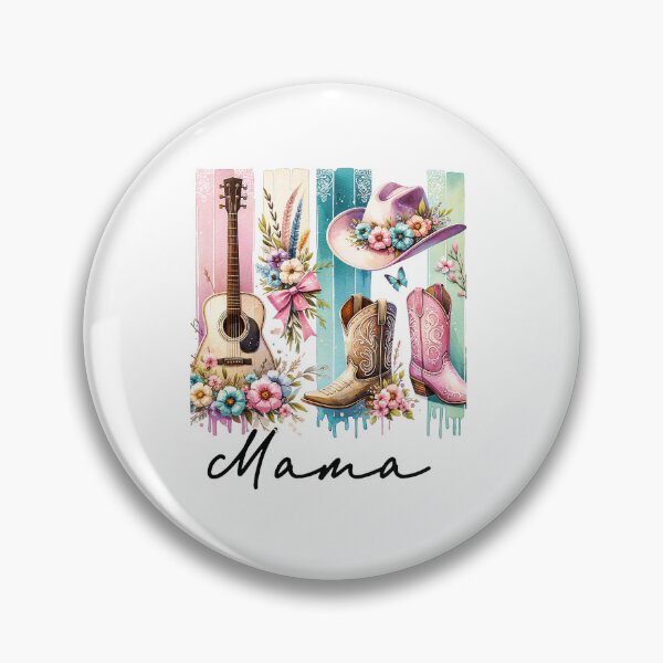 Item preview, Mama Western Cowgirl Floral Boots  designed and sold by zamiokaline.