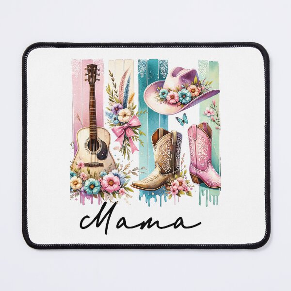 Item preview, Mama Western Cowgirl Floral Boots  designed and sold by zamiokaline.