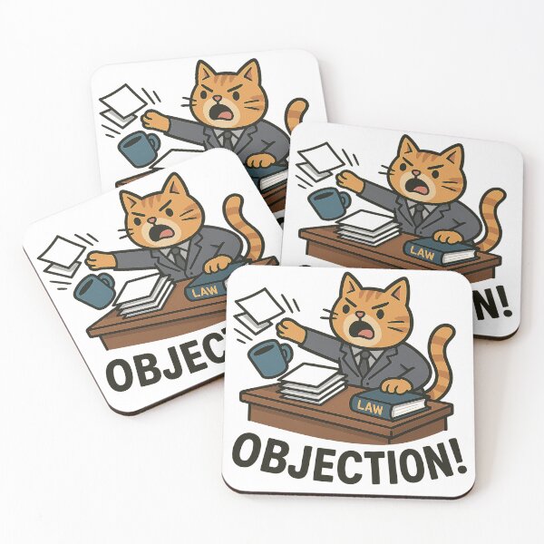 Item preview, Cats Objection designed and sold by ReadyOnMedia.