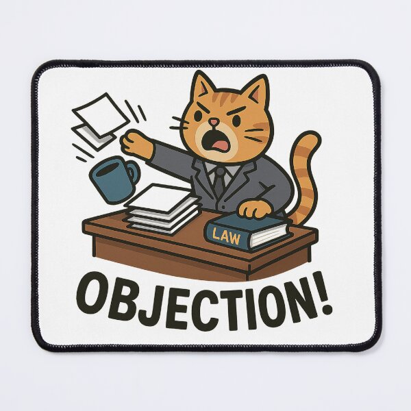 Item preview, Cats Objection designed and sold by ReadyOnMedia.