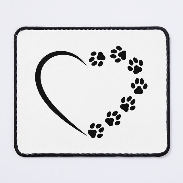 Item preview, Heart Paw Print Outline Graphic Love designed and sold by Dmo3HarkoArt.