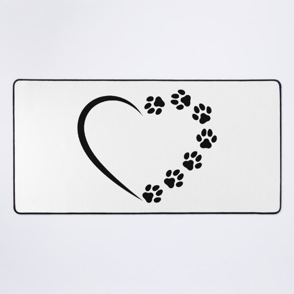 Item preview, Heart Paw Print Outline Graphic Love designed and sold by Dmo3HarkoArt.
