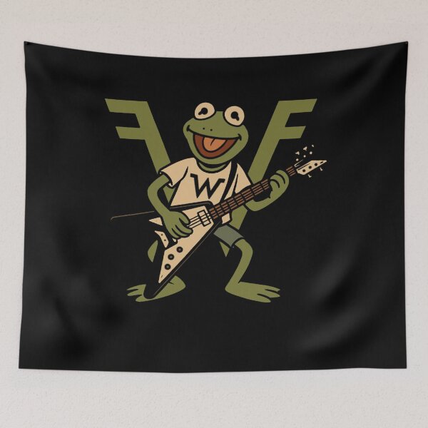 Item preview, Kermit the Frog X Weezer  designed and sold by DigitalArtQueen.
