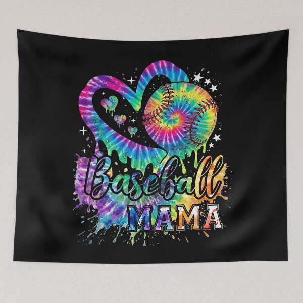 Item preview, Tie Dye Baseball Mama Splash Tee designed and sold by KIROSALS.