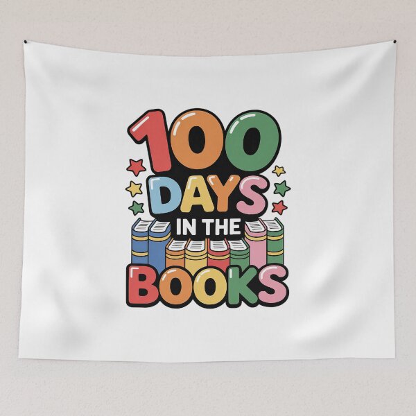 Item preview, 100 Days In The Books Reading 100th Day School Book Lover designed and sold by fferomananul.