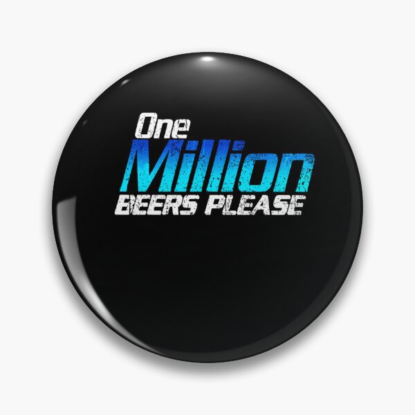 Item preview, One Million Beers Please Logo designed and sold by mohamed fahchouch.