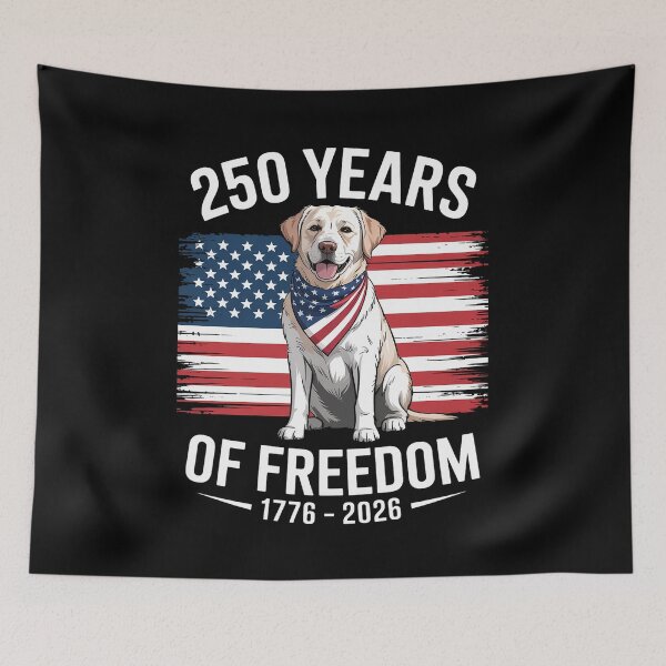 Item preview, 250 Years America Anniversary Labrador Retriever designed and sold by fferomananul.
