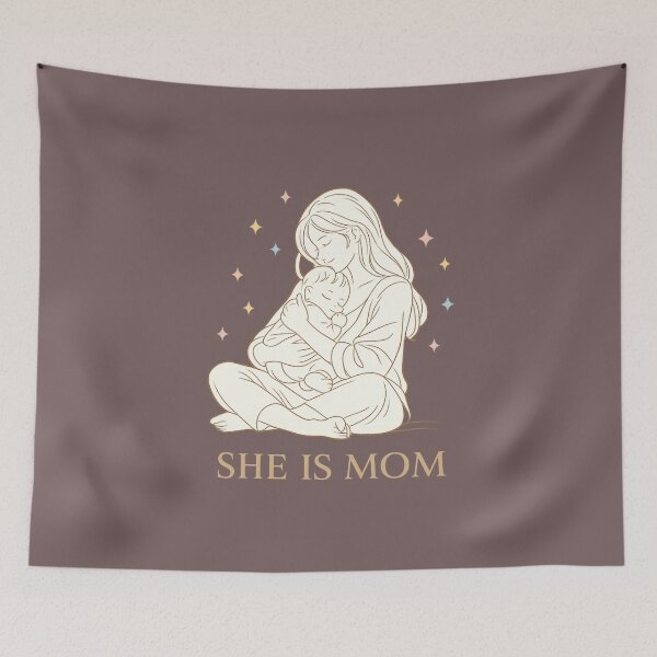 Item preview, She Is Mom designed and sold by LuveraxArt.
