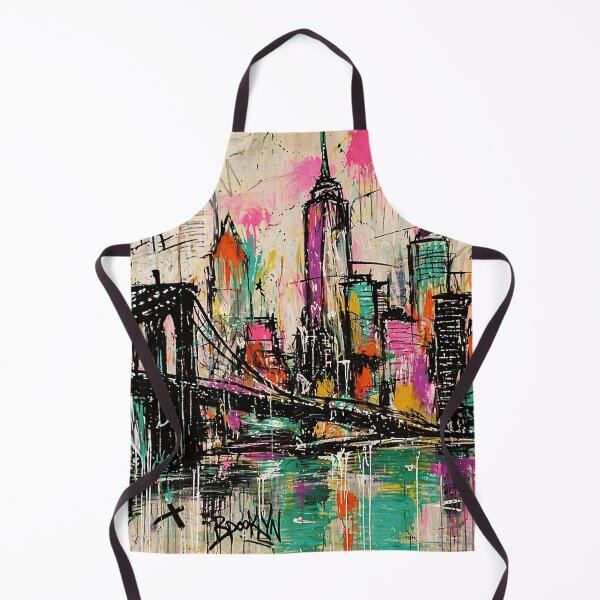 Aperçu de l'œuvre Brooklyn Bridge Street Art Cityscape créée et vendue par Modaozushi216.
