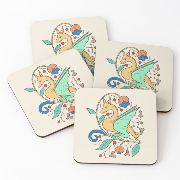 Item preview, Cute Medieval Dragon Colorful Drawing designed and sold by MariOyama.